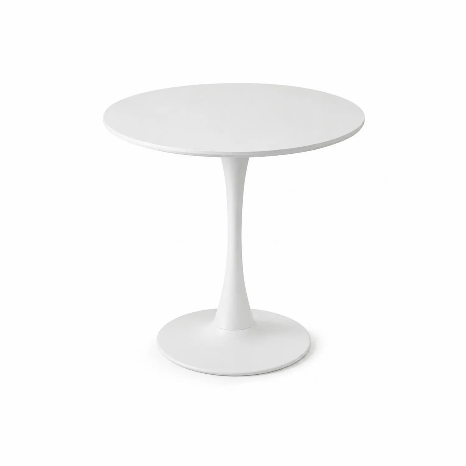 Okrągły stół jadalniany 80 cm MDF Stal