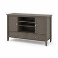 Szafka RTV z drewna 120 cm Szary